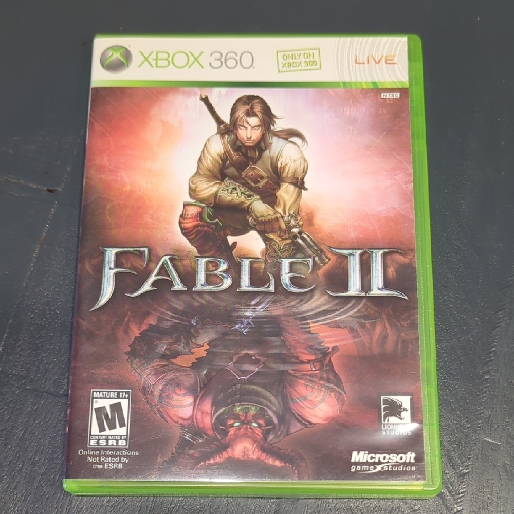 Fable II for Xbox 360 - Green Case